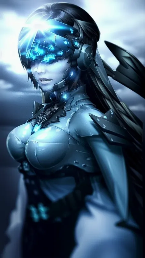 chromatic aberration, depth of field, soft lighting, masterpiece, best quality, intricate, tone mapped, highly detailed, artstation, concept art, smooth, sharp focus, dramatic lighting, highly detailed artwork, cinematic, hyper realistic painting, trending on Artstation, 8K, incredible shadows, realistic,
(highly detailed portrait), (highly detailed background:1.0), lightning strike, lightning, storm, raining, cloudy sky, backlighting, neon and cyberpunk background, cityscape, skyscraper,
solo, solo girl, petite,
glowing red eyes, detailed eyes, distinct pupils, ominous aura Halo, wedding dress, blood, bleeding, jewelry, necklace, silver chains, fangs, smile, snarl, spiked armband, punk, cyberpunk, neon and cyberpunk background, wild hair, necktie, butterfly wings, headphones, earphones, hair clip,
<lora:Technotrex:1>