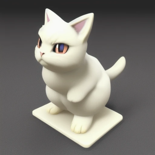 Pokemodel ChromaV5. (A Glossy marble statue of MAXWELL THE CAT made of gold, ivory and onyx, with (shiny eyes made of precious emerald gemstone:1.0) and glossy fur by  GOLDENGLASS :1.1) , stretching his legs on a marble pillar, starring in the role of a (Pokemodel cat) in ChromaV5 style