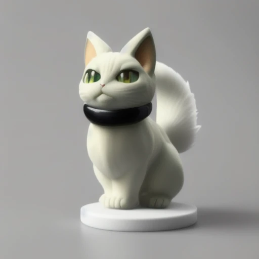 Pokemodel ChromaV5. (A Glossy marble statue of MAXWELL THE CAT made of gold, ivory and onyx, with (shiny eyes made of precious emerald gemstone:1.0) and glossy fur by GOLDENGLASS :1.1) , stretching his legs on a marble pillar, starring in the role of a (Pokemodel cat) in ChromaV5 style