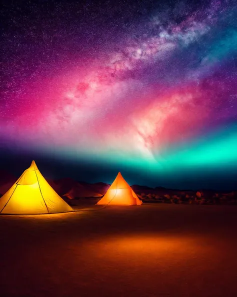 surreal desert light swirl under psychedelic glowing tent party
<lora:add_detail:1>