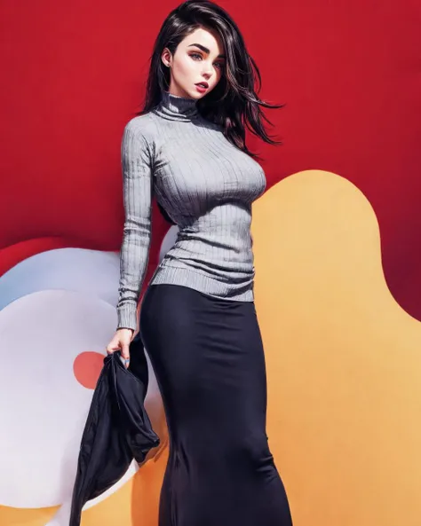 d4n13ll3sh4rp turtleneck sweater dress, lipstick, eyeliner, eye shadow <lora:dali69:0.5> dali69 dalitiger
<lora:add_detail:1> <lora:acid_fluid_lora:0.5>