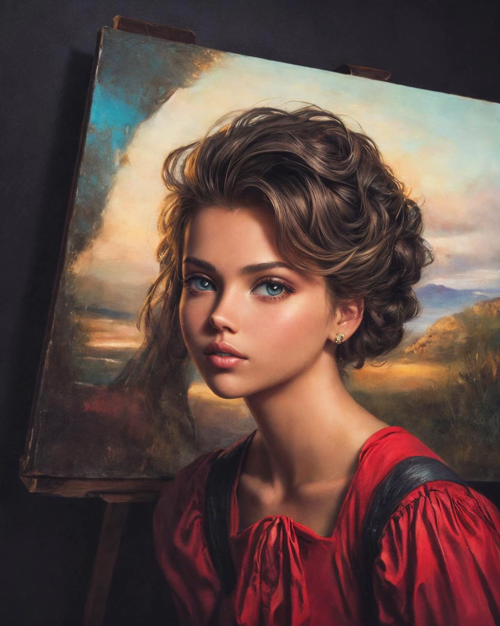 natal33 vintage victorian dress eye shadow <lora:dali69:0.5> dali69 oil painting close up
<lora:add_detail:1>