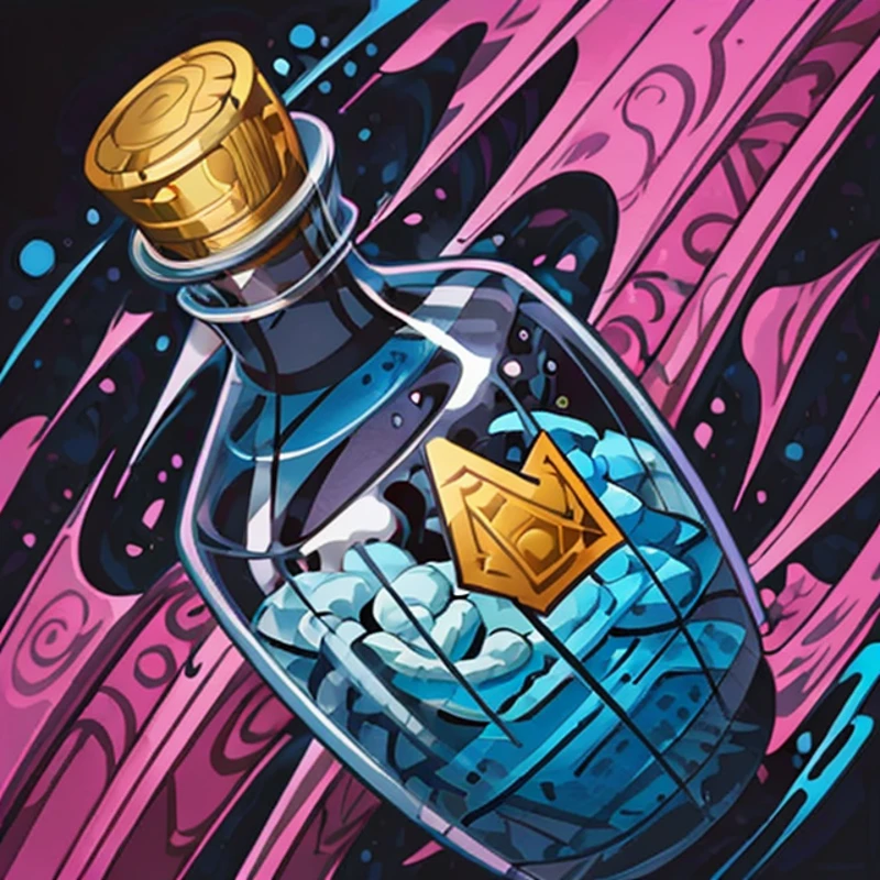 <lora:jackkirby1960s:1> vector-art-comic-illustration-in-the-style-of-jackkirby60 <lora:Gameiconresearch_bottle3:0.8> game-icon bottle-of-magical-fluids (inked-original-art:1.2)-(lineart:1.31)-(fine-details:1.3)-limited-palette <lora:add_detail:0.5> <lora:realistic:.4> <lora:GoodHands-beta2:0.8>