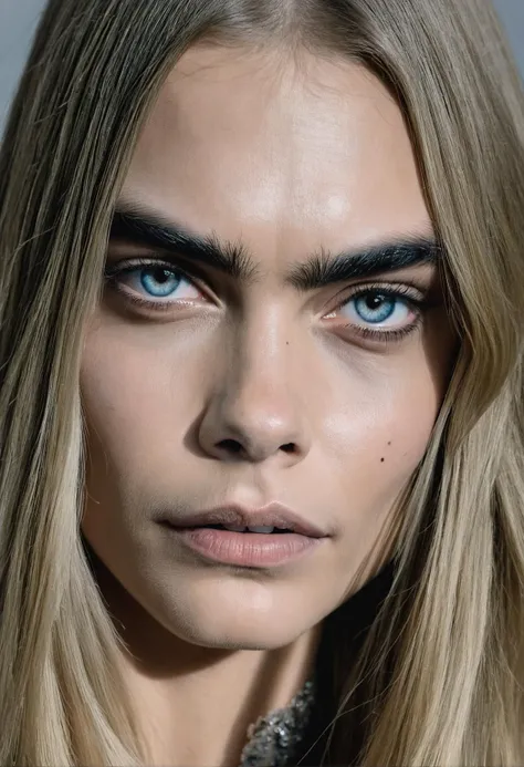 portrait of (cara Delevingne:0.8)