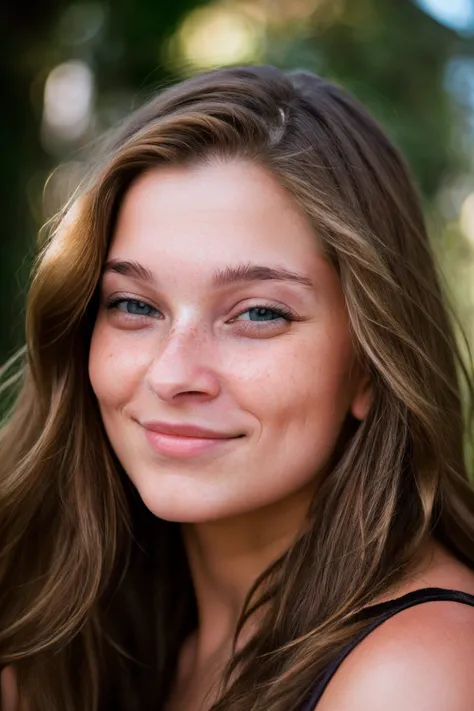RAW photo a stunning intricate portrait photo of indiana_a {smiling|} (wearing __clothing-female__:1.2), soft lighting, highly detailed face, (film grain, 35mm, sharp focus, dslr, bokeh, depth of field:1.1) <lyco:dnad_indiana_a_locon_v1:0.75>