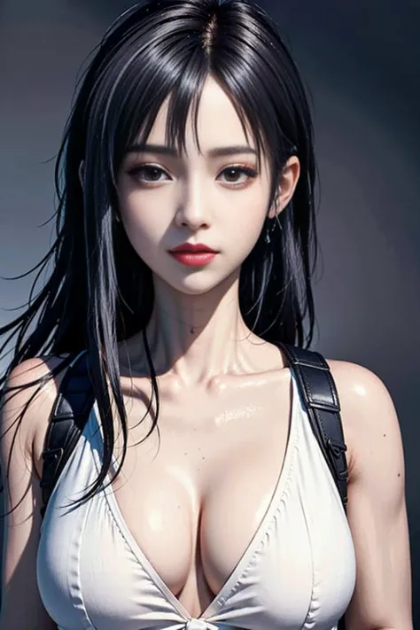 beautiful detailed girl, extremely detailed eyes and face, beautiful detailed eyes,detailed light, cinematic lighting, lens flare, light leaks, sunlight , shine , beautiful detailed glow,absurdres,  incredibly absurdres, huge filesize , ultra-detailed, highres, extremely detailed,best quality ,masterpiece, illustration, an extremely delicate and beautiful, extremely detailed ,CG ,unity ,8k wallpaper, Amazing, finely detail, masterpiece,best quality,official art,extremely detailed CG unity 8k wallpaper,Outdoor,(Full of light),,
<lora:tifa:1>,(tifa lockhart:1.5),(1gril,solo, taut shirt,elbow gloves,black tight ),
 (Thick hair:1.2), (long hair), <lora:koreanDollLikeness_v10:0.3>