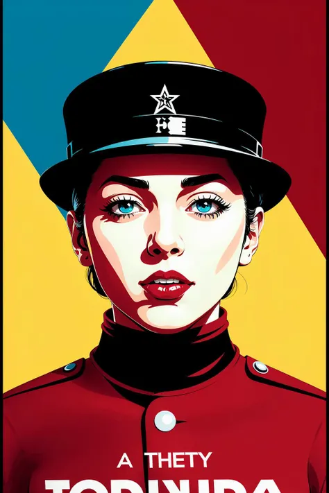 A highly detailed propaganda poster, watch anime, pop art, typography, vintage paper, the rule of thirds, trending on artstation, UHD