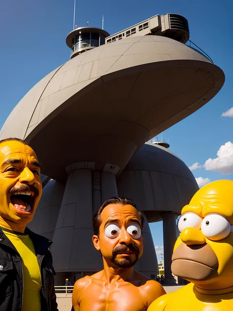 Star Wars in The Simpsons style