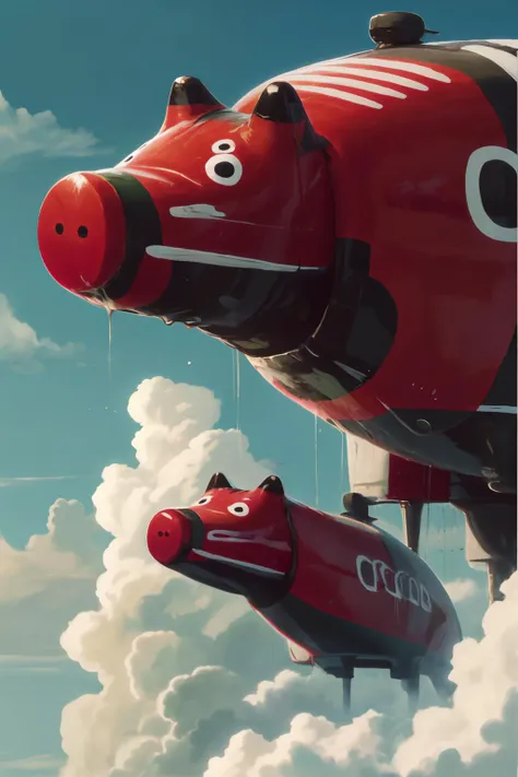 (best quality, masterpiece, RAW photo,ultra-detailed:1.2),
 <lyco:neowrsk:0.65> <lyco:akabeko:0.85>akabeko, animal,neowrsk,cloud,sky,in sky, 1GIRL RIDE ON AKABEKO,