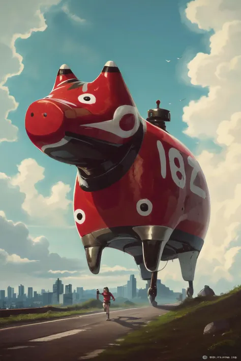 (best quality, masterpiece, RAW photo,ultra-detailed:1.2),
<lyco:neowrsk:0.6> <lyco:akabeko:0.85>akabeko, animal,neowrsk,1GIRL RIDE ON AKABEKO,running the city road, Symmetrical composition,
