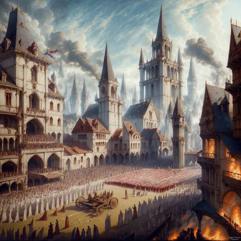 The Capitulation of Ulm, by Charles Thvenin, MusketPunkAI,<lora:MusketPunkAI:0.8>