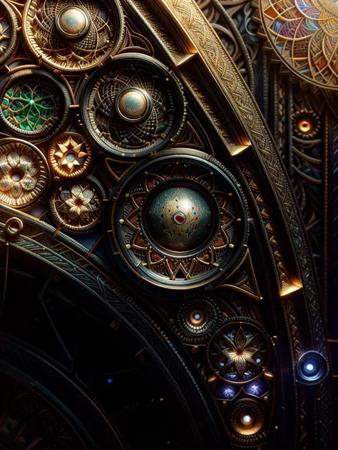 <lora:DonMF41ryW1ng5:1.0>, DonMF41ryW1ng5, best quality, masterpiece, realistic, digital art, hyper detailed, fine work, patterns, (under magnification:1.2), micro mechanism, Illuminated Buttons, fractals, Height-adjustable, Woven, Meshed, octane rendering, raytracing, volumetric lighting, Backlit, Rim Lighting, 8K, HDR, <lora:add_detail:0.7>