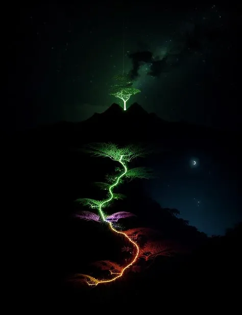 DonMF41ryW1ng5 Rainforest Nocturnal Beauty, <lora:DonMF41ryW1ng5:0.8>