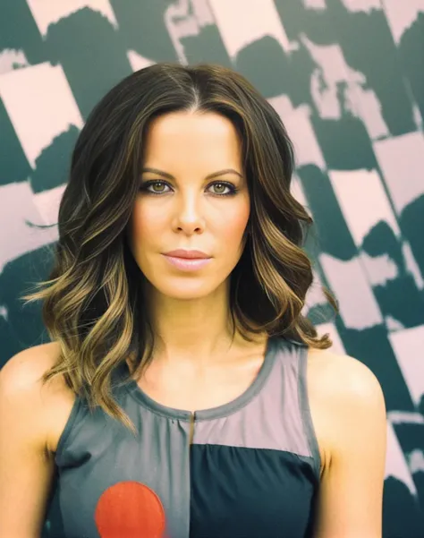 KateBeckinsale, photograph, [Affectionate:Surreal:6] athletic Female, Anime screencap, Mannerism Art, film grain, Fuji superia 400, F/8, hearthstone artwork,  <lora:KateBeckinsaleSDXL:1>