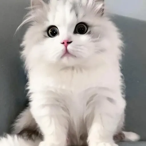 (8k, masterpiece, best quality),(realistic, photo-realistic:1.2),ultra high res,extremely detailed,beautiful lighting,photo background,
solo,looking at viewer,simple background,white background,
<lora:baimaomao2lora-04:0.9>,baimaomaolora,cat,white cat, fluffy face,fluffy,cat paw,