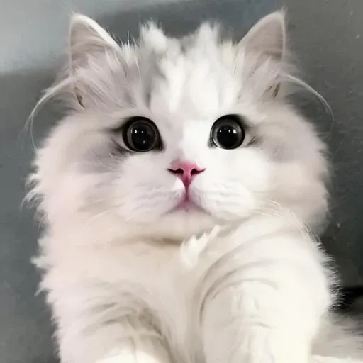 (8k, masterpiece, best quality),(realistic, photo-realistic:1.2),ultra high res,extremely detailed,beautiful lighting,photo background,
solo,looking at viewer,simple background,white background,
<lora:baimaomao2lora-04:0.9>,baimaomaolora,cat,white cat, fluffy face,fluffy,cat paw,