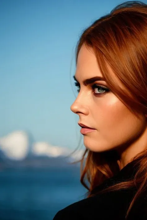 <lora:Cara Delevingne:0.75>,redhead,crdl,hard rock,at distance,cinematic,