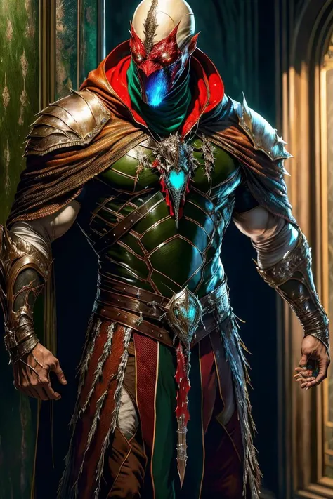best quality, masterpiece, ultra high res, (photo realistic:1.4),(full body:1.2), surrealism, dream-like,fusionart,
Rogue, daggers, lock picks, leather armor, cloak, stealth, poison vials,
<lora:fusionart_v3:0.9>
