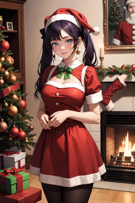 (Joyful smile on her face):1.3),