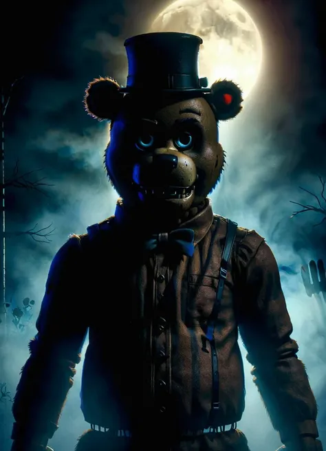 <lora:ral-ertmsphr:1> ral-ertmsphr,  Five Nights at Freddy's, Freddy Fazbear