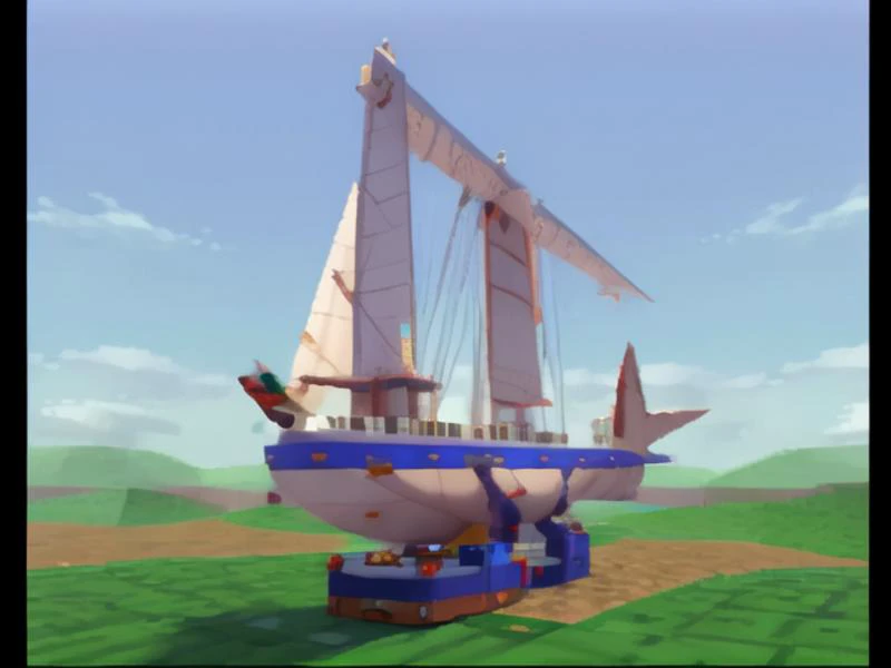 <lora:Megaman_Legends_2_Style:1.2>,megaman legends 2,3d \(artwork\),ps1,psx,lowpoly,(pixelated:1.4),
feral,
field,(sunrise:1.1),sky,clouds,(infront of airship:1.4),