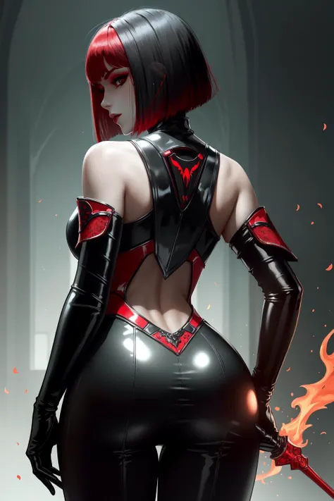 Gwen Tennyson,Trazador,Anko mitarashi, Mordred,Taller Ryza,Nier Automata,1girl, cerrar,Piloto Mecha,Tatuajes,Bosque de Halloween,Traje de enchufe dorado y rojo,Pirate corset,Top plateado de lycra de manga larga,polainas de red,pelo corto,Maquillaje lindo, ojos verdes,cabello rojo y dorado,coy smile, Pecas,pelirrojo,beautiful ,senos grandes,Ultra detallado,realista,fantasy art, falda corta acampanada,Armadura de acero,Calabaza de Halloween,Luz de la luna,Capa de bruja,Joyas para el cuello y la cabeza,bruja tiene,magic stars,