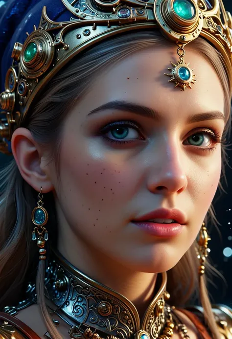 Cosmic Steampunk Elves; intricate, entropy, gravitational pull, space dust, Heavenly, beautiful, ultra detailed, ultimate details, amazing details, super sharp details, masterful, (masterpiece:1.2), intricate details, best quality, high quality, rich vibrant vivid colors, ultra high res, cinematic still, 4k, 8k uhd, extremely intricate, extremely detailed, amazing, fine detail, high resolution, perfect, wonderful, ultrarealistic, photorealistic glowing, shine, shiny