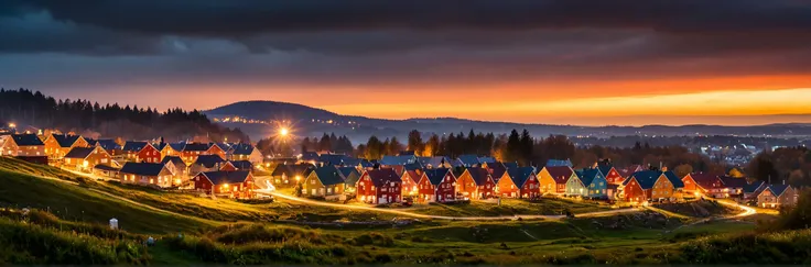 awardwinning photograph, Lustful, Saturated, Mesmerizing Fiery in front of a mysterious village in the style of a mix between Offset Printing , godrays Tilt-Shift Blur and volumetrics dtx and Radial Blur and vibrant colors , , intricate Hannu Rajaniemi and 16 bit , soft lighting sharp focus and Depth of Field Blur and vibrant colors and ((light bokeh)) , , smooth Shin hanga , , Candle light, dramatic lighting, Depth of field 270mm, specular lighting, spotlight