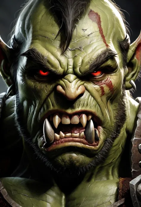 photo, orc, angry,