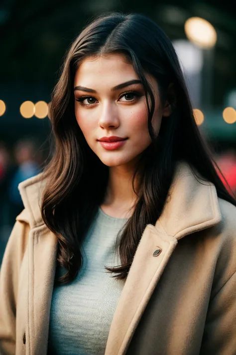photo of beautiful (kk4ng:0.99), a woman with perfect hair, wearing Pastel Red (duffel coat:1.1), (music festival:1.1), (closeup), modelshoot style, (extremely detailed CG unity 8k wallpaper), professional majestic photography, (Leica M6 Camera), 24mm, exposure blend, hdr, faded, extremely intricate, High (Detail:1.1), Sharp focus, dramatic, soft cinematic light, (looking at viewer), (detailed pupils), 4k textures, elegant, ((((cinematic look)))), soothing tones, insane details, hyperdetailed, low contrast, (epicPhoto)