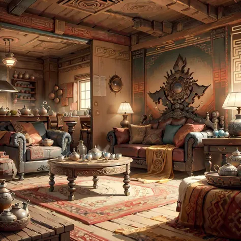 <lora:MongolPunkAI:.8> MongolPunkAI
living room , detailed, intricate