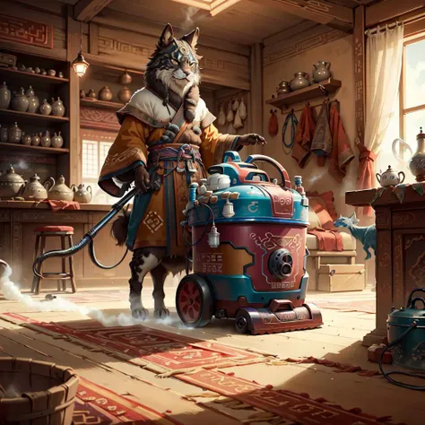<lora:MongolPunkAI:.8> MongolPunkAI
vacuum cleaner , detailed, intricate