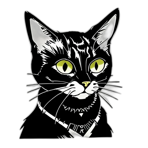 DecalStyle cat <lora:DecalStyle_Model:1>