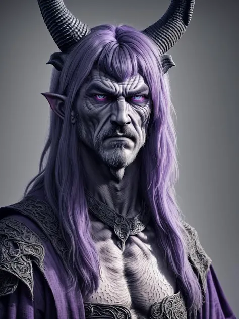 <lora:AddamAI-000014:1> male AddamAI,   ultra realistic, octane render, 8k   BREAK 
wearing an intricate fine detailed T-shirt,  ultra realistic, octane render, 8k BREAK
pointy ears, (blackish scaly skin:1.1),black lips,
(beautiful purple eyes),dragon horns,
wearing an intricate fine detailed T-shirt,  ultra realistic, octane render, 8k BREAK
pointy ears, (blackish scaly skin:1.1),black lips,
(beautiful purple eyes),dragon horns,