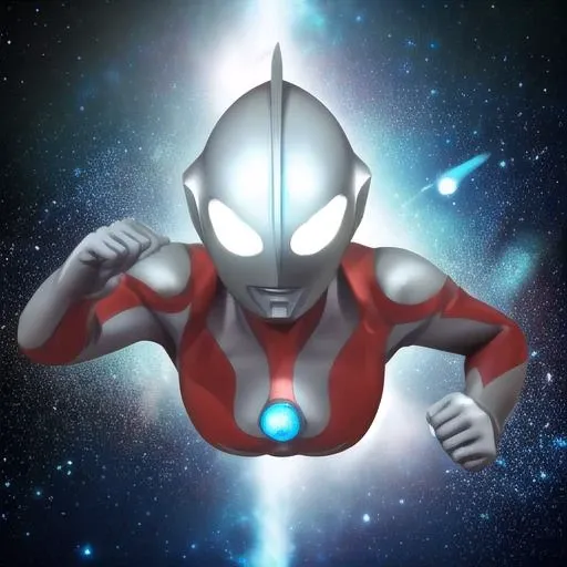 masterpiece, best quality,ultra detail, <lora:anmnr01:0.3> <lora:add_detail:0.5>,<lora:GoodHands-vanilla:0.8>,<lora:Ultraman:0.8>,ultraman,<lora:Ultraman_Rise_v2:0.8>, intense close-up, solo, (clenched hand:1.4), simple background, space, looking at viewer, upper body, flying, (raise one fist for viewer) (Ultraman_Rise:1.5 )