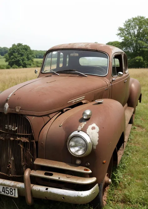 old car abandoned