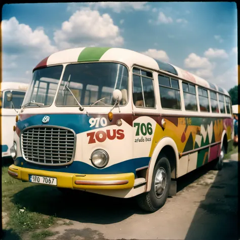 analog film photo <lora:Cloudify-SDXL:0.15>  (colourful graffiti skoda706 bus:1.3) dynamic view, sky, summer festival, epic
<lora:Skoda706-SDXL:1> <lora:BarnumAtelier-SDXLa:1> . faded film, desaturated, 35mm photo, grainy, vignette, vintage, Kodachrome, Lomography, stained, highly detailed, found footage