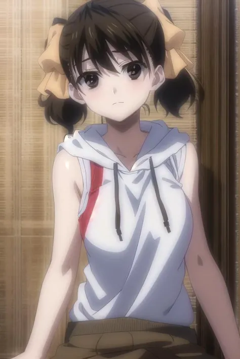 karenkatou, <lyco:karenkatou-lyco-nochekaiser:1>,
karen katou, short hair, brown hair, twintails, (brown eyes:1.5), short twintails,
BREAK ribbon, sleeveless, hood, hoodie, sleeveless hoodie,
BREAK looking at viewer, full body,
BREAK indoors, classroom,
BREAK <lyco:GoodHands-beta2:1>, (masterpiece:1.2), best quality, high resolution, unity 8k wallpaper, (illustration:0.8), (beautiful detailed eyes:1.6), extremely detailed face, perfect lighting, extremely detailed CG, (perfect hands, perfect anatomy),