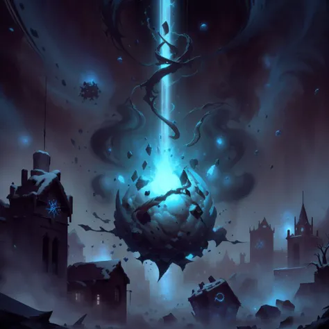 <lora:EntropyMagic-20:1>,entropymagic , fantasy, dissolving, decay, magic energy,
(blizzard spell:1.4)