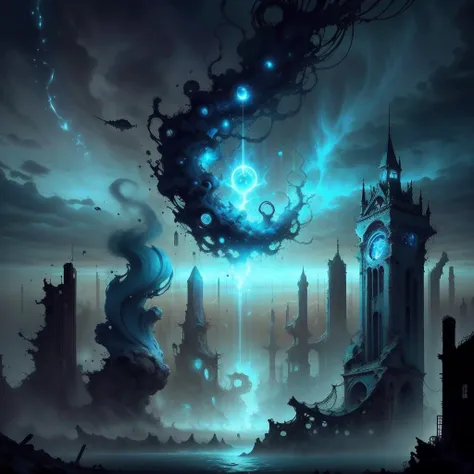 <lora:EntropyMagic-20:0.8>,entropymagic , fantasy, dissolving, decay, magical energy,
massive magic spell, (ocean:1.2), cityscape, a hand from the sky