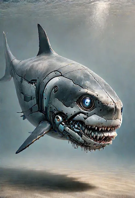 ais-rbts, a great white shark, <lora:RBTS_STYLE:1>