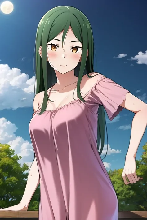 <lora:Crusch_Karsten:1>, CruschKarsten, nightgown, 1girl, solo, casual