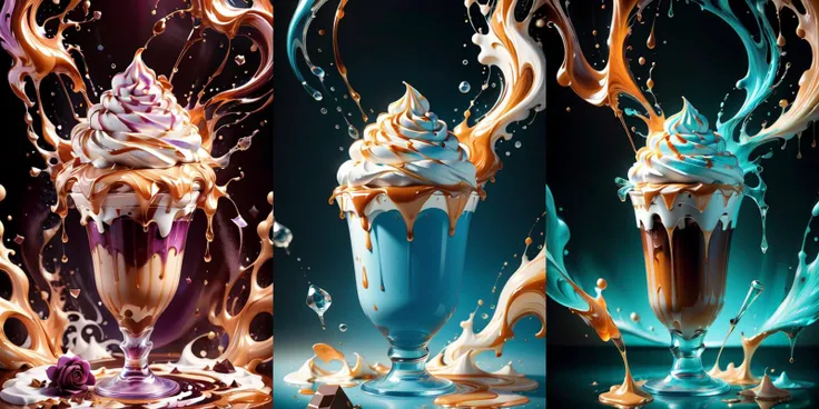 (otherworldly), highly insanely detailed, masterpiece, top quality, best quality, highres, 4k, 8k, RAW photo, (very aesthetic, beautiful and aesthetic), ice cream, a chocolate milkshake with whipped cream and caramel, <lora:icecream-20:0.7>,
__lazy-wildcards/dataset/background-color__,
âââ
