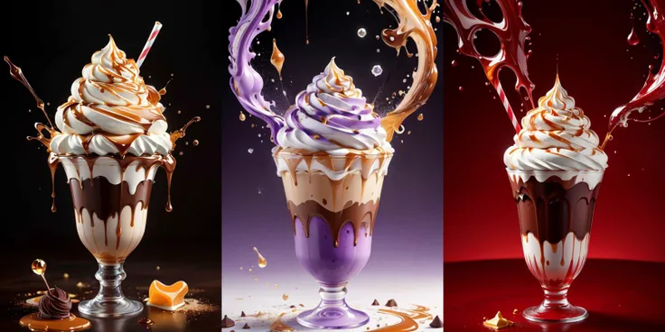 (otherworldly), highly insanely detailed, masterpiece, top quality, best quality, highres, 4k, 8k, RAW photo, (very aesthetic, beautiful and aesthetic), ice cream, a chocolate milkshake with whipped cream and caramel, <lora:icecream-20:0.5>,
__lazy-wildcards/dataset/background-color__,
âââ