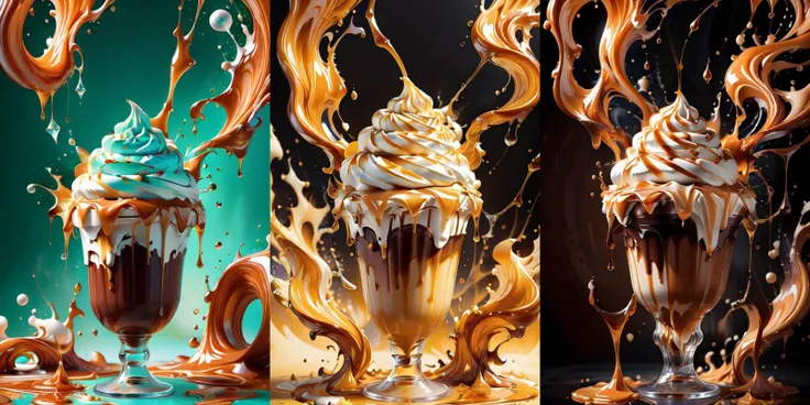 (otherworldly), highly insanely detailed, masterpiece, top quality, best quality, highres, 4k, 8k, RAW photo, (very aesthetic, beautiful and aesthetic), ice cream, a chocolate milkshake with whipped cream and caramel, <lora:icecream-20:0.8>,
__lazy-wildcards/dataset/background-color__,
âââ