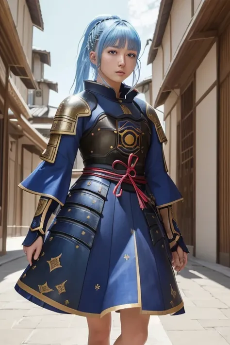 1girl, upper body, stunningly attractive,

<lora:Character KamisatoAyaka Genshin:0.9> (kamisato ayaka:1.15), blue hair


modelshoot style, (extremely detailed CG unity 8k wallpaper), full shot body photo of the most beautiful artwork in the world, medieval armor, professional majestic oil painting, trending on ArtStation, trending on CGSociety, Intricate, High Detail, Sharp focus, dramatic, photorealistic painting art,