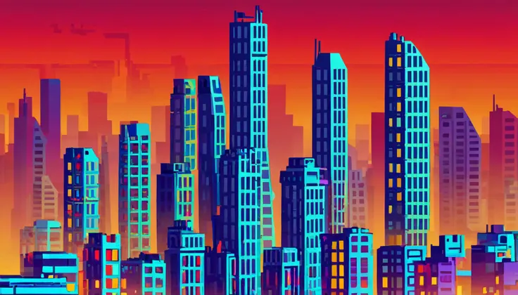 source_cartoon, a bustling futuristic cityscape at dusk, technology, future, cityscape, kurzgesagt,<lora:kurzgesagt_v1:1>