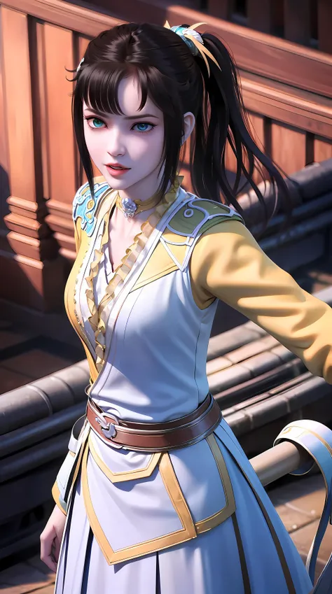 masterpiece,best quality,1girl, heterochromia,<lora:sikongqianluo-000017:0.8> ,cowboy shot, dynamic pose, dynamic angle