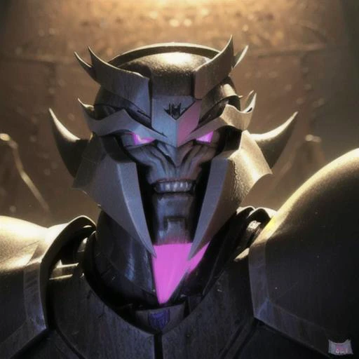 8k, best quality, real picture, intricate details, ultra-detailed, ultra highres, depth field,(photorealistic,realistic:1.2),masterpiece,photo of tfp megatron, ,no humans, glowing, robot, mecha, glowing eyes, claws, spikes, science fiction, nsfw, robot penis <lora:tfp_Megatron>
