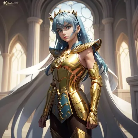 <lora:saintSeiyaSagittarius_v10:0.7>, AquariusArmor, shoulder_armor, no helmet, (masterpiece:1.0), (best quality:1.0), (ultra highres:1.0) ,(8k resolution:1.0), (realistic:1.0), (ultra detailed1:0),(RAW photo:1.0), HDR, photography, Kodak Portra 400, film grain, blurry background, vibrant color, bokeh, lens flare, ((perfect hands)), ((perfect arms)), (perfect face), perfect anatomy,(hand of Guido Daniele), wide shot, small hands, slim fingers,
greek temple, very detailed background, 1female wear golden AquariusArmor, golden armor, solo, medium blue hair, black eyes, angry, looking at viewer, focused face, detailed face, vibrant colors, symmetric eyes, visible lips, standing, (upper body:1.2),